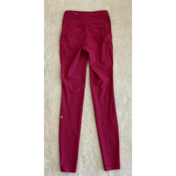 Lululemon Speed Up Tight 28" Sz 2 Pink Leggings Full-On Luxtreme Running W5ESUS - Picture 5 of 11